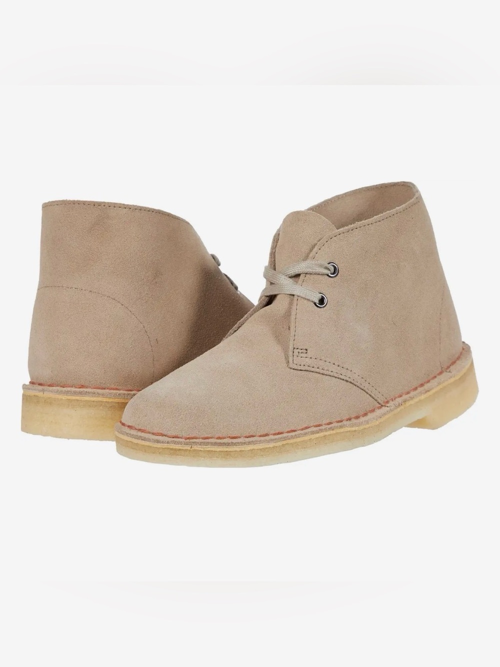 Clark’s Women’s Suede Desert Boots in Sand NWT - 7